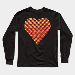halftone heart Long Sleeve T-Shirt